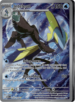 2025 Inteleon #142 Mega Evolution