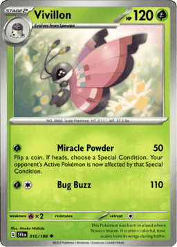 2023 Vivillon #10 Scarlet & Violet
