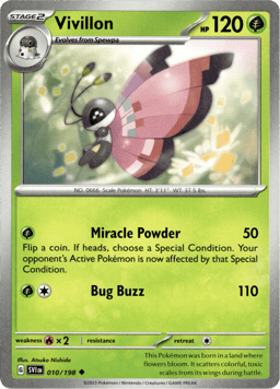 2023 Vivillon #10 Scarlet & Violet