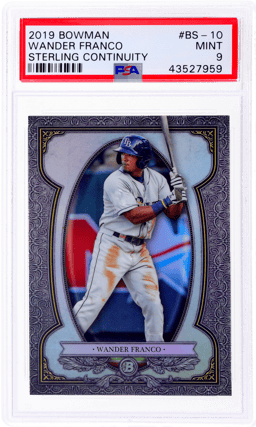 2019 Bowman Sterling Continuity Wander Franco #BS10 PSA 9