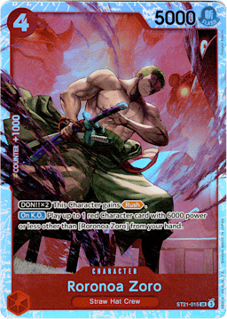 2025 Roronoa Zoro (foil) #15 EX Gear 5