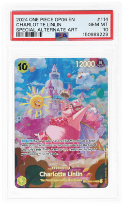 2024 One Piece Wings of the Captain Special Alternate Art Charlotte Linlin #OP03114 PSA 10