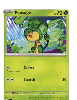 2025 Pansage #4 Black Bolt