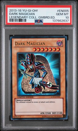 2013-2018 YU-GI-OH! LEGENDARY COLLECTION GAMEBOARD EDITION EN005 DARK MAGICIAN PSA 10