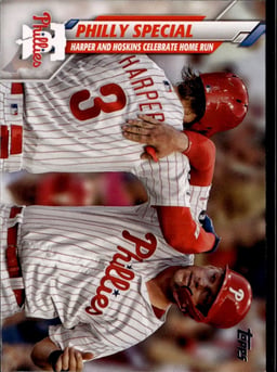 2020 Bryce Harper / Rhys Hoskins #446 Topps