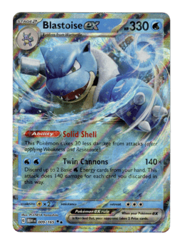 2023 Blastoise ex #9 151