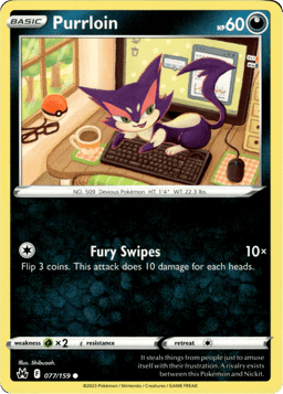 2023 Purrloin #77 Crown Zenith
