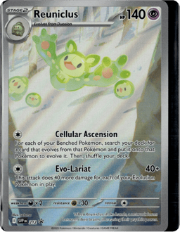 2023 Reuniclus #212 Scarlet & Violet Black Star Promos
