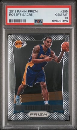 2012 PANINI PRIZM #295 ROBERT SACRE PSA 10