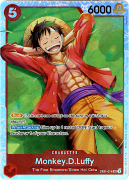 2025 Monkey.D.Luffy (foil) #14 EX Gear 5