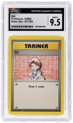 1999 Pokemon Base Set Bill #91 CGC 9.5