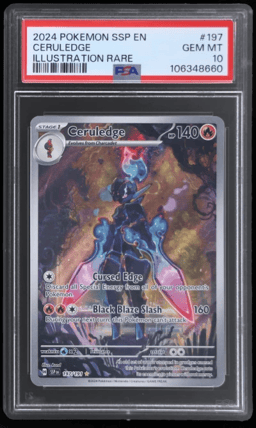 2024 Pokemon Surging Sparks Illustration Rare Ceruledge #197 PSA 10