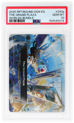 2025 Riftbound League of Legends Origins Worlds Bundle Shanghai the Grand Plaza #293a PSA 10