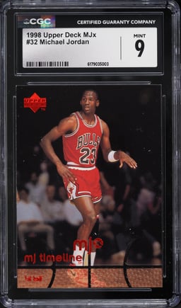 1998 Upper Deck MJx Michael Jordan #32 CGC 9 MINT