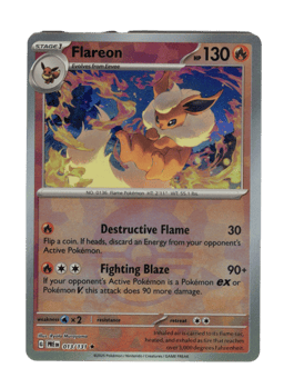 2025 Flareon  (Poke Ball)  #13 Prismatic Evolutions