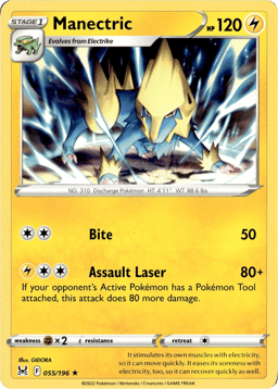 2022 Manectric #55 Lost Origin
