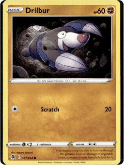 2021 Drilbur #147 Fusion Strike