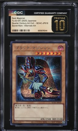 2025 Yu-Gi-Oh! Japanese QCAC Alt Art Dark Magician #QCAC-JP018 CGC 10 PRISTINE