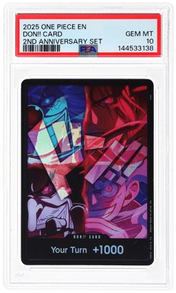 2025 One Piece 2nd Anniversary Set Don Card PSA 10