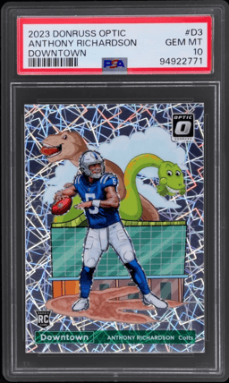 2023 Donruss Optic Downtown Anthony Richardson #D-3 PSA 10