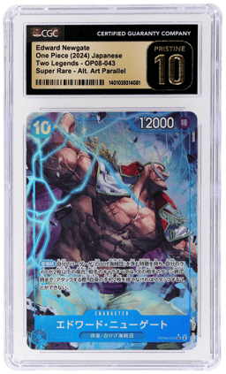 2024 One Piece Two Legends Japanese Alternate Art Super Rare Edward Newgate #OP08043 CGC PRI