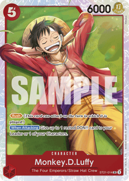 2025 Monkey.D.Luffy (foil) #14 EX Gear 5