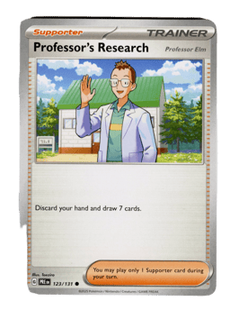 2025 Professor's Research #123 Prismatic Evolutions