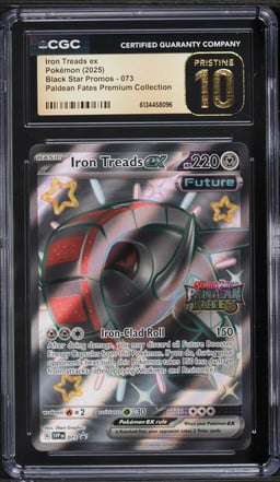 2025 Pokemon SV Black Star Promo Paldean Fates Premium Collection Iron Treads ex #73 CGC 10