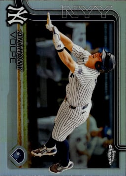 2025 Anthony Volpe #162 Topps Chrome Refractor