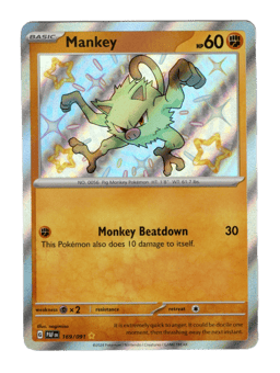 2024 Mankey #169 Paldean Fates