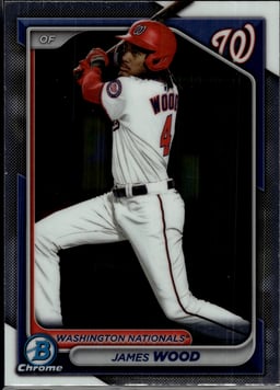 2024 James Wood #BCP-91 Bowman Chrome Prospects