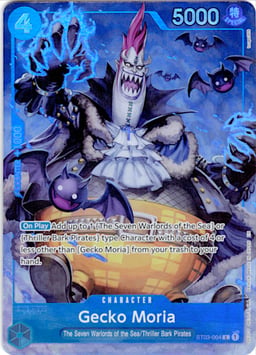 2022 Gecko Moria (Seven Warlords of the Sea Binder Set) #ST03-004 One Piece Promotion Cards