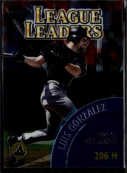 2000 Luis Gonzalez #466 Topps Chrome League Leaders