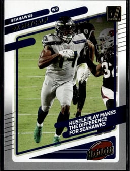 2021 DK Metcalf #HI-6 Donruss Highlights