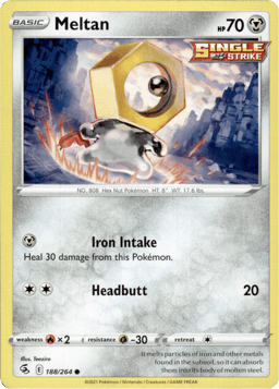 2021 Meltan #188 Fusion Strike