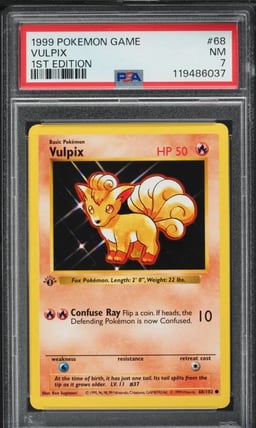1999 Pokemon Base Set Shadowless