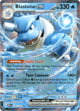 2023 Blastoise ex #9 151