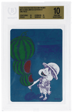 2026 Shueisha Natsucomi Metakira Cards One Piece BGS 10