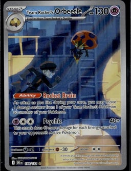 2025 Team Rocket's Orbeetle #198 Destined Rivals