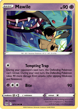 2022 Mawile #71 Lost Origin