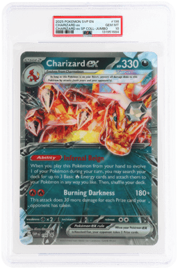 2025 Star TCG Scarlet and Violet Black Promos Charizard Ex Oversized/(Charizard Ex Special Collection) #196 PSA 10