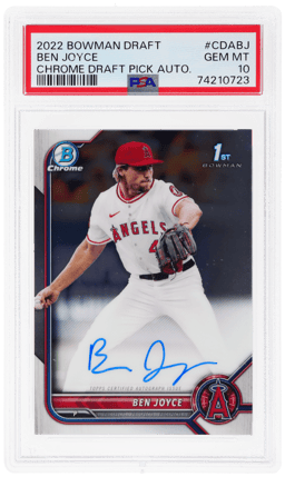2022 Bowman Draft Chrome Autograph Ben Joyce #CDABJ PSA 10