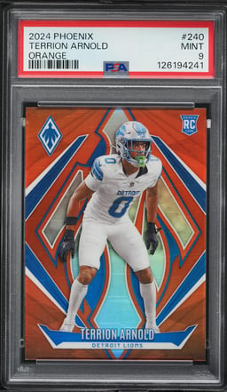 2024 Panini Phoenix Orange Terrion Arnold ROOKIE #240 PSA 9 MINT