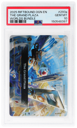 2025 Riftbound League of Legends Origins Worlds Bundle Shanghai the Grand Plaza #293a PSA 10