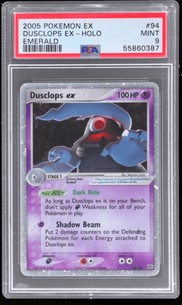 2005 Pokemon Ex Emerald Holo Dusclops Ex #94 PSA 9