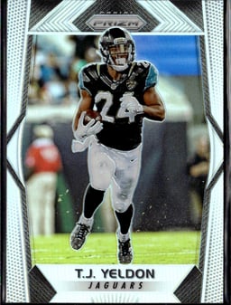 2017 T.J. Yeldon #28 Prizm