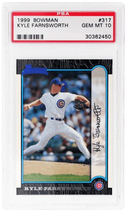 1999 Bowman Kyle Farnsworth #317 PSA 10