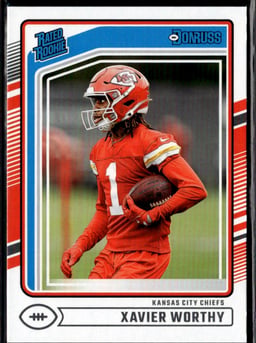 2024 Xavier Worthy #398 Donruss