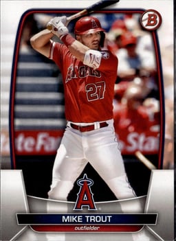 2023 Mike Trout #89 Bowman