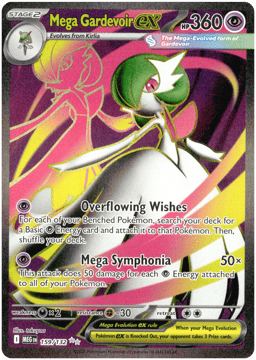 2025 Mega Gardevoir #159 Mega Evolution